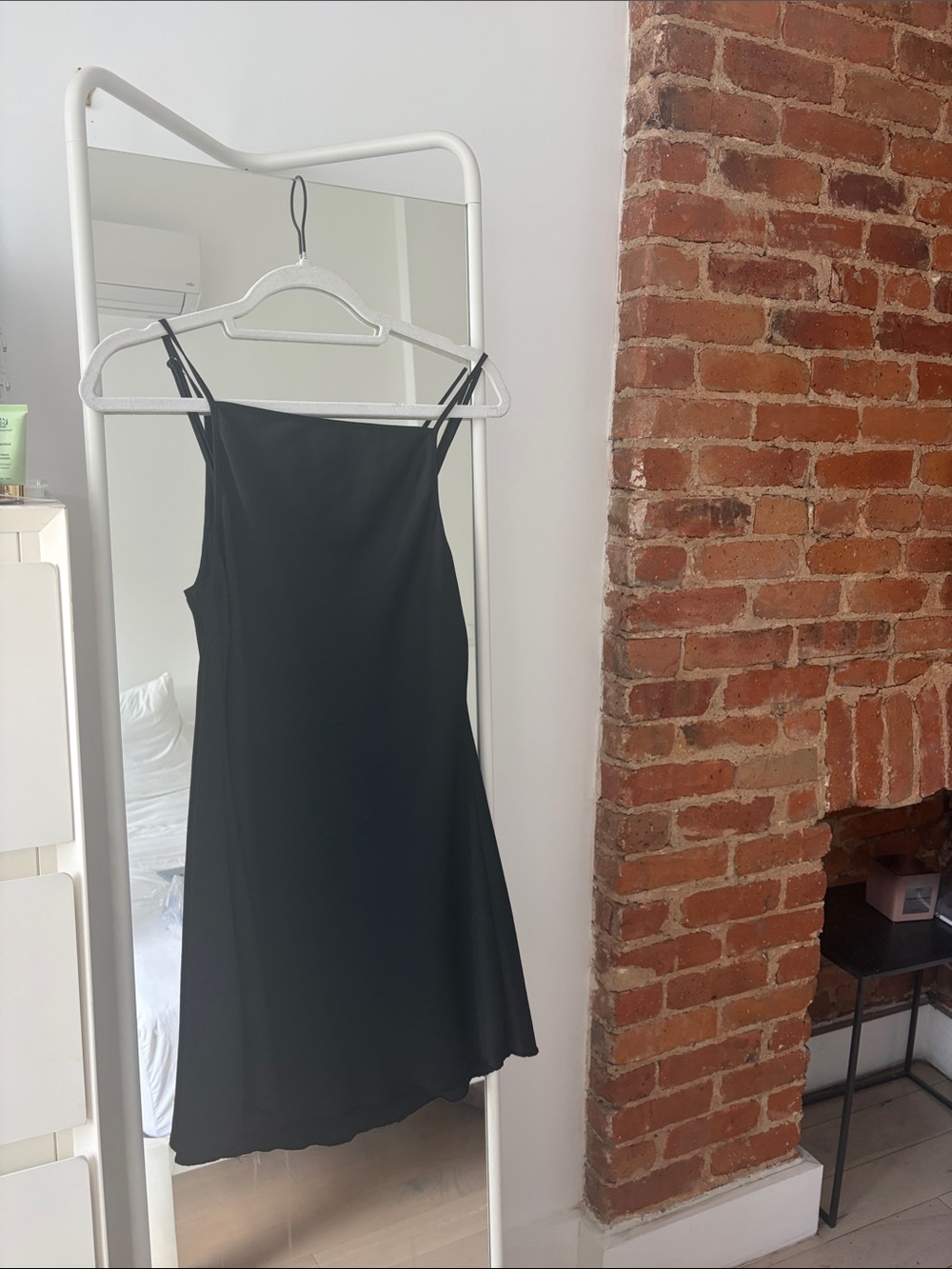 T by Alexander Wang Black Mini Slip Dress